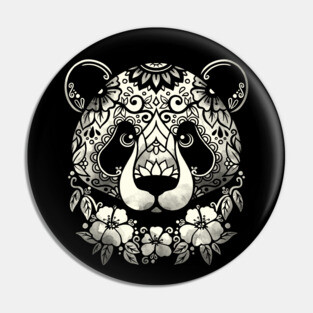 Mandala panda Pin