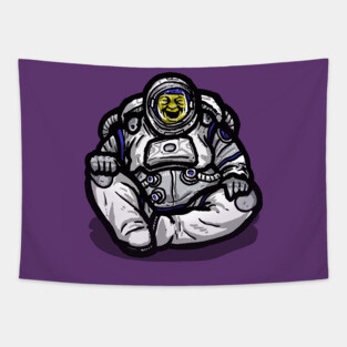 buddha in spaaaaaaace Tapestry