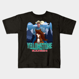 Yellowstone Ranch Rancher Kids T-Shirt
