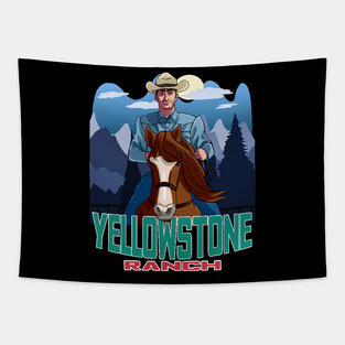 Yellowstone Ranch Rancher Tapestry