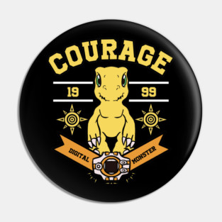 Crest of Courage - Agumon Pin
