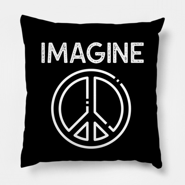 Imagine Peace Pillow by MCALTees