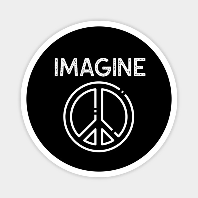 Imagine Peace Magnet by MCALTees