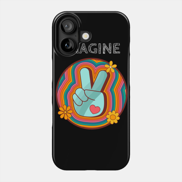 Can You Imagine Peace? Phone Case by MCALTees