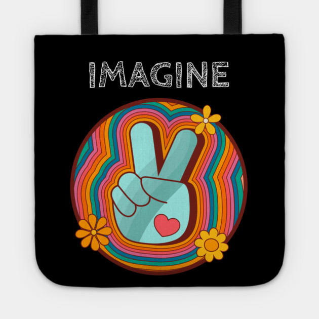 Can You Imagine Peace? Tote by MCALTees