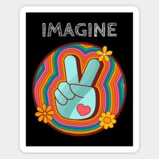Can You Imagine Peace? Magnet