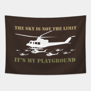 The Sky Is Not The Limit It's My Playground Tapestry