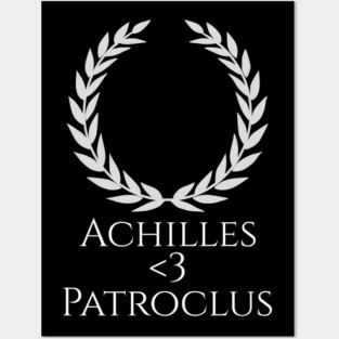 Ancient Greek Mythology LGBT Gay Pride Achilles <3 Patroclus Posters and Art