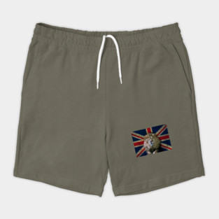 Union Jack With Barbary Lion Shorts