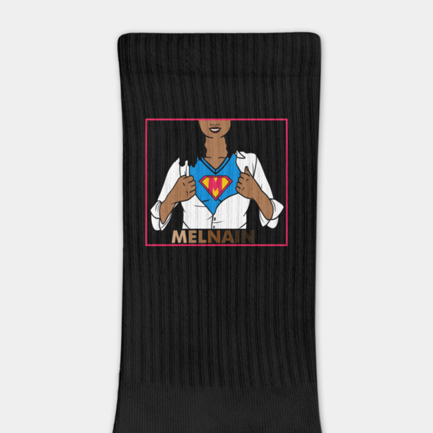 Afro African Woman, Melanin Superhero by logiamerch