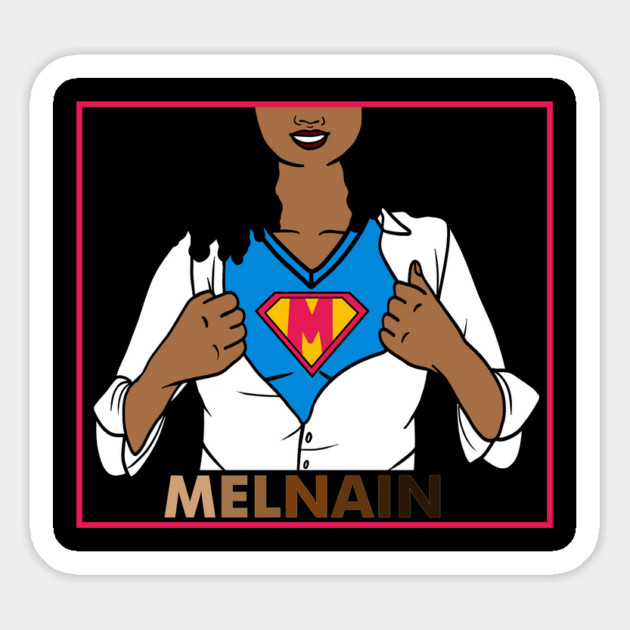 Afro African Woman, Melanin Superhero Magnet by logiamerch