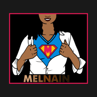 Afro African Woman, Melanin Superhero T-Shirt