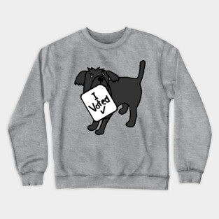 Cute Dog says he Voted Crewneck Sweatshirt