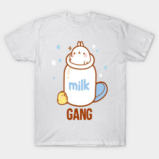 Milk Gang Funny Meme T-Shirt