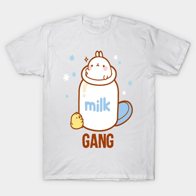 Milk Gang Funny Meme T-Shirt by DrollDrifter