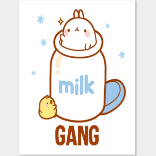 Milk Gang Funny Meme Posters and Art