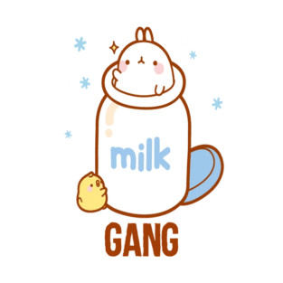Milk Gang Funny Meme T-Shirt