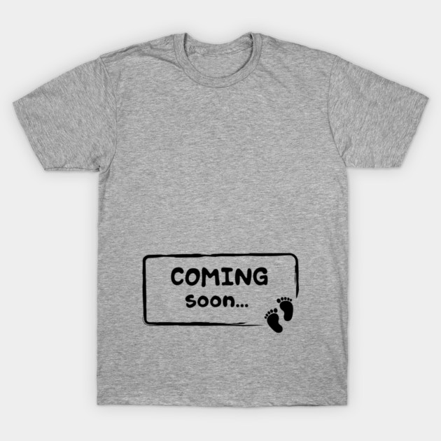 Baby coming soon T-Shirt by Lovebubble Letters