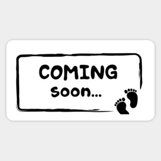 Baby coming soon Sticker