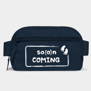 Soon coming + gender reveal Bag