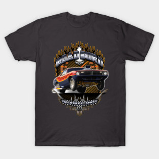 Muscle Car - Barracuda Road Burn T-Shirt
