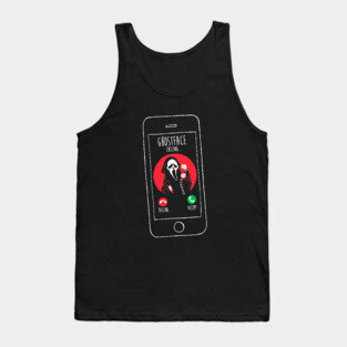 Horror Movie Phone Call Tank Top