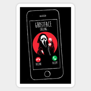 Horror Movie Phone Call Sticker