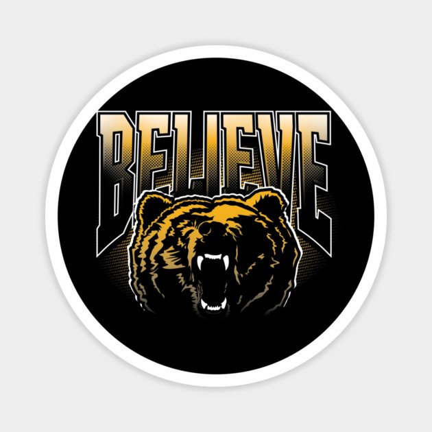 Boston Bruins Believe Magnet by stayfrostybro