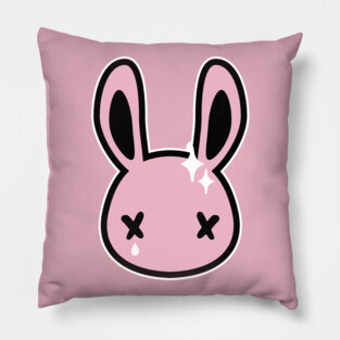 Sad Bunny Pillow
