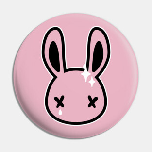 Sad Bunny Pin