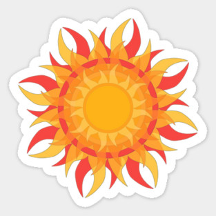 Sun Sticker