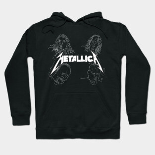 Metal rock and roll Hoodie