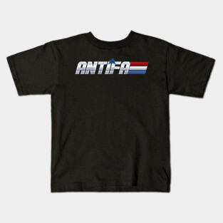 Antifa: Real American Heroes Kids T-Shirt