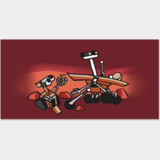 Wall-E Meets Curiosity Posters and Art