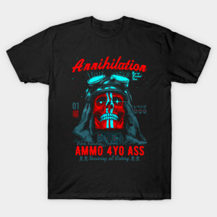 Tokebi Red Annihilation Skull T-Shirt