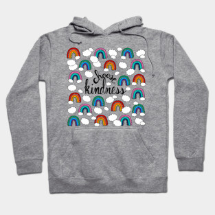 Choose Kindness Rainbow Palette Hoodie