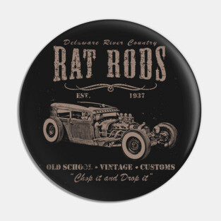Delaware River Country Rat Rods Pin