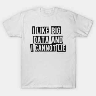 Data analyst - I like big data and cannot lie T-Shirt