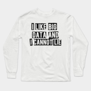Data analyst - I like big data and cannot lie Long Sleeve T-Shirt