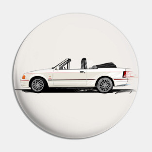 Ford Escort Xr3i Cabriolet - Roadside Icons Pin