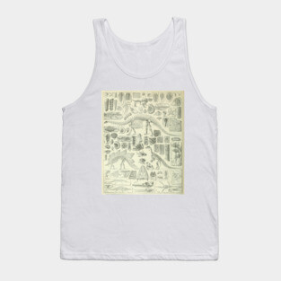 Fossil Chart Tank Top