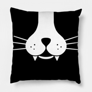 Meowy Cat Face Pillow