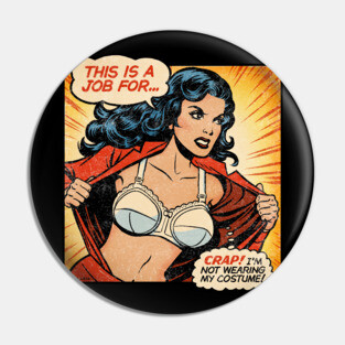 "Aged" Costume Faux Pas Pin