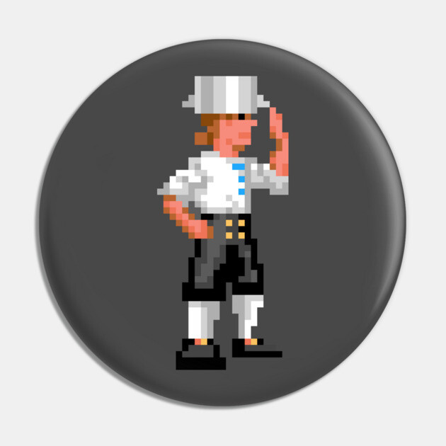 Guybrush Threepwood Cooking Pot Helmet Guybrush Threepwood Pin - Main Image