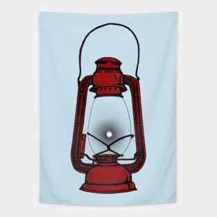 Black Flame (red) Tapestry