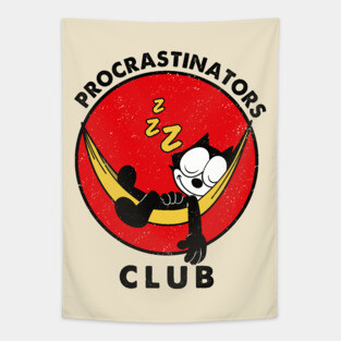 Felix the Cat - procrastinators club Tapestry