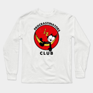 Felix the Cat - procrastinators club Long Sleeve T-Shirt
