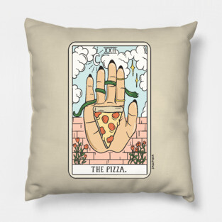 PIZZA READING (LIGHT) Pillow