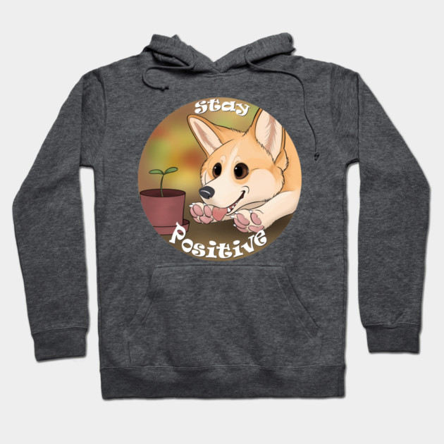 Stay Positive Hoodie by Paper Wings