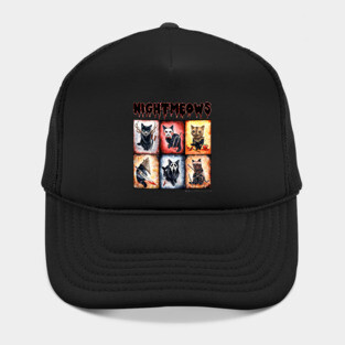 Nightmeows - Contemporary Horror Cats Hat